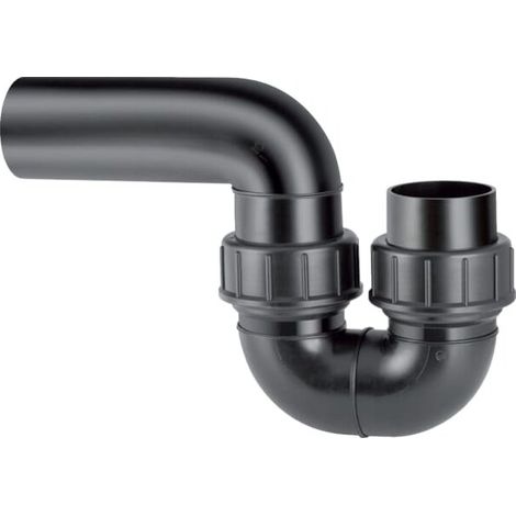 Geberit 365730161 Siphon de décharge pour conduite PE coudé d75 (1/5)