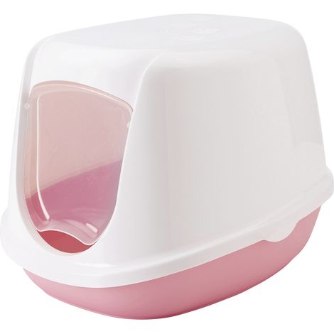 Nobby Katzentoilette Duchesse sweet pink-weiß 44,5 x 35,5 x 32 cm Katzentoilette