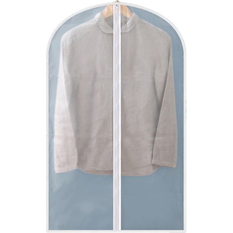Staubschutzhülle für Kleidung aus PEVA und Vliesstoff, minimalistisches Design, für Kleiderschrank, 60 x 100 cm (1/5)
