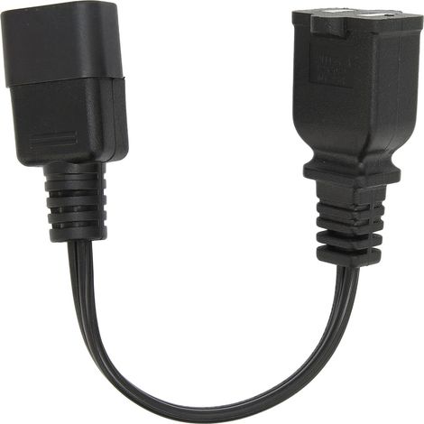 Câble d'alimentation IEC C14 vers prise 15R mâle/femelle étanche pour éclairage bureau, équipement audiovisuel, projecteur 100‑250V (1/5)