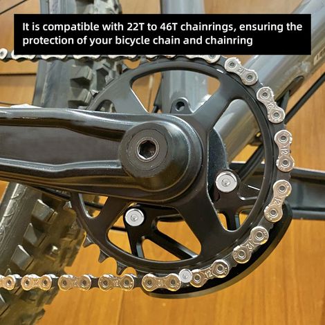 Bash Guard – protecteur de chaîne de vélo en alliage d'aluminium (1/5)