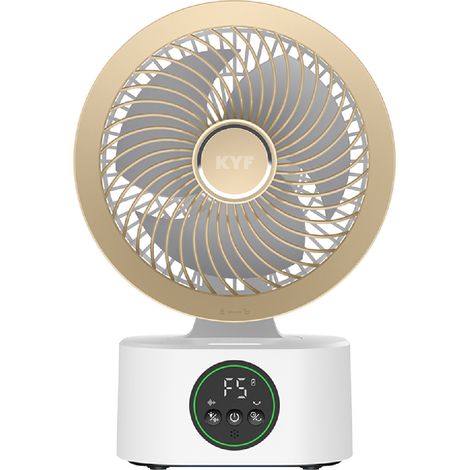 Ventilateur Intelligent Portable Ultra silencieux – Rechargeable – Contrôle vocal – Double éclairage nocturne – Aromathérapie intégrée (1/5)