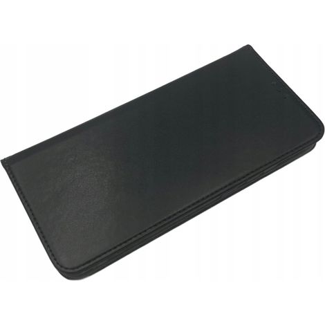 Custodia a libro per Samsung A50 nera + vetro 9H (1/5)