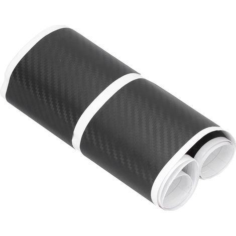 Autocollants pour seuils de portières de voiture, style fibre de carbone, film protecteur anti-rayures pour coffre, accessoires universels. (1/5)