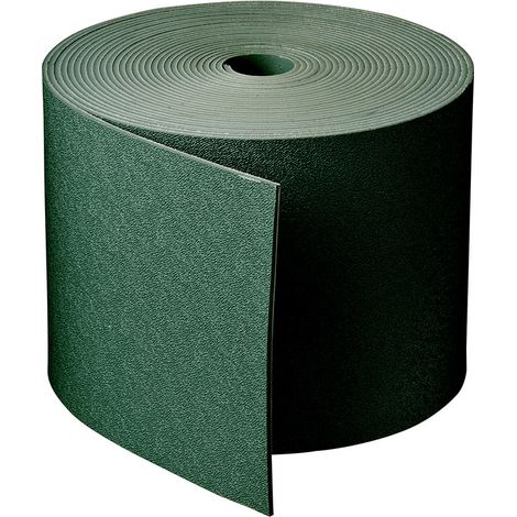 Bordure de jardin en polyéthylène recyclé vert – Hauteur 15 cm – Longueur 10 m – Imputrescible et traité anti-UV – Nature (1/10)