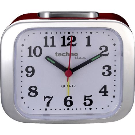 Techno Line Model XL rot Quarz Wecker Rot Alarmzeiten 1  1 Timerzeit