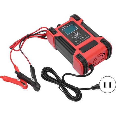 Chargeur de batterie intelligent 7 étages, maintien automatique avec protection de polarité, prise US AC100-240V (1/5)
