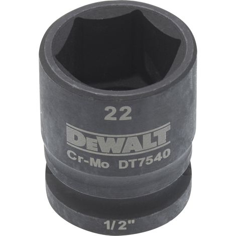 DeWalt Steckschlüssel kurz 22 mm 1/2 schlagfest (1/2)