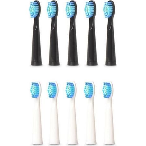 10 Electric Toothbrush Heads for Fairywill FW-507-508-551-917-959, FW-D1-FW-D3-FW-D7-FW-D8 ELECTRIC TOOTHBRUSH (1/4)