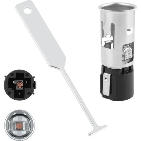 Presa accendisigari 12V OEM56457 con strumento rimozione, alimentazione auto sostitutiva compatibile con Chevrolet, GMC e Cadillac