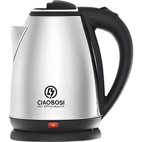 Bouilloire électrique - AVIZAR - 2L - Acier inoxydable - 1500W - Arrêt automatique (1/5)