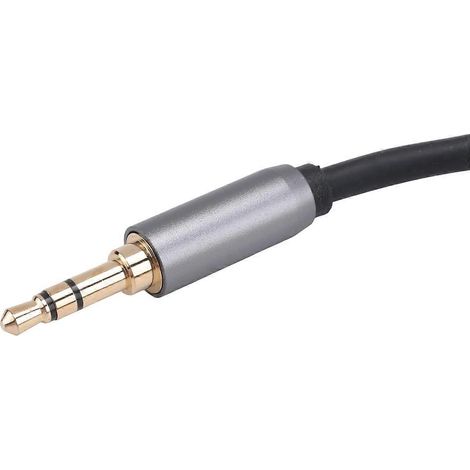 Câble auxiliaire jack 6,35 mm vers 3,5 mm pour clavier électronique et guitare (1/5)
