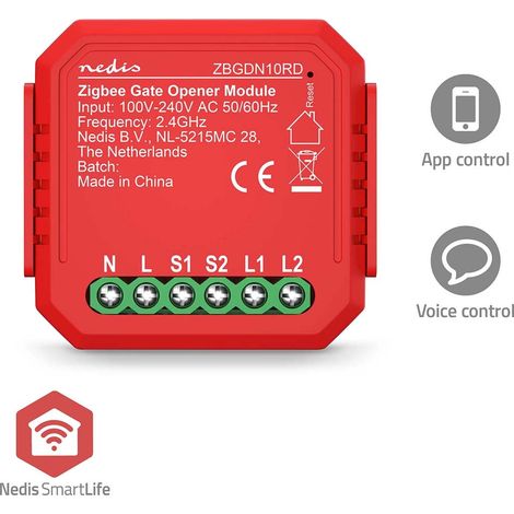 Interruptor de alimentacion smartlife zigbee 30 25 w conexion de terminales aplicacion disponible para android ios