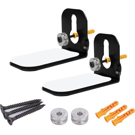 1 jeu de supports pour barre son, support montage en pared (1/4)