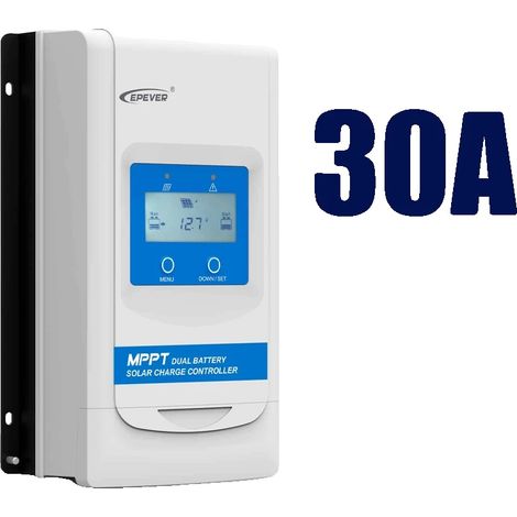 Controlador de carga solar, seguimiento de máxima eficiencia, soporte para doble batería, DR3210N-DDS (1/2)