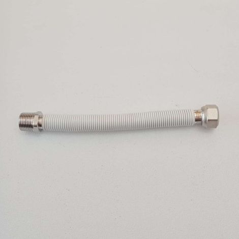 Flessibile acciaio inox rivestito mf 1 pollice allungabile da 10 a 20cm circa (1/4)