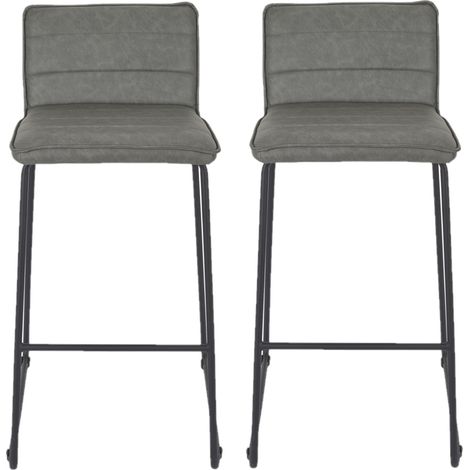 Lot de 2 chaises de bar WARREN (1/4)