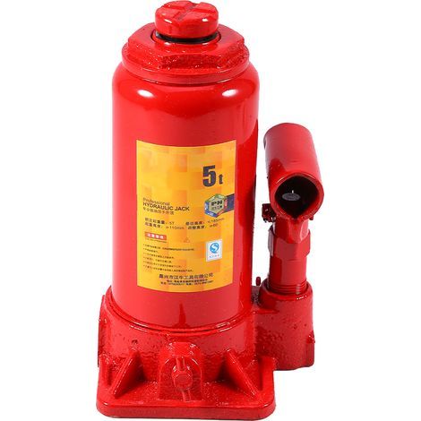 Vérin Hydraulique 5 Tonnes pour Voiture, Outil de Levage Automobile et Réparation (1/5)