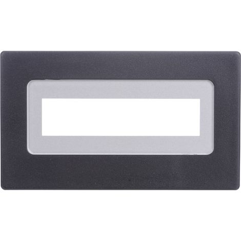 Cadre avant H-Tronic FR 216 noir Adapté pour (écran): écran LCD 16 x 2 (l x H x P) 91 x 53 x 20 mm plastique 1 pc(s) Q17248 (1/4)