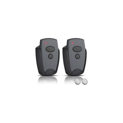 Télécommande pour porte de garage 868,3 MHz - Compatible avec Marantec D302-868, D304-868, D382-868, D384-868, D384-868, D323-868, 2 canaux, 2 pièces