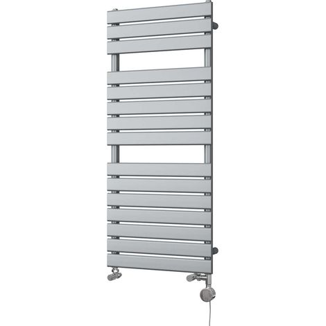 Typhoon - Silver Dual Fuel Towel Rail H1156mm x W500mm Thermostatic (1/3)