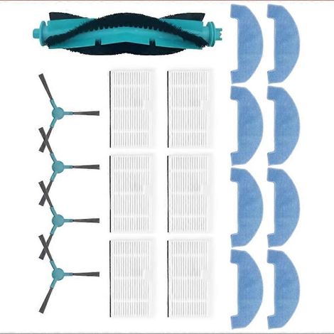 Pièces détachées pour aspirateur Cecotec Conga 7690 Immortal Max : brosse principale, filtre HEPA et chiffon de nettoyage