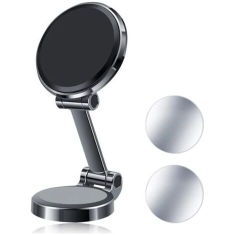 (Nero)Staffa di Telefono di Auto - Magnetico - Regolabile - Ruotare di 360 gradi - Compatibile con iPhone e Samsung (1/5)