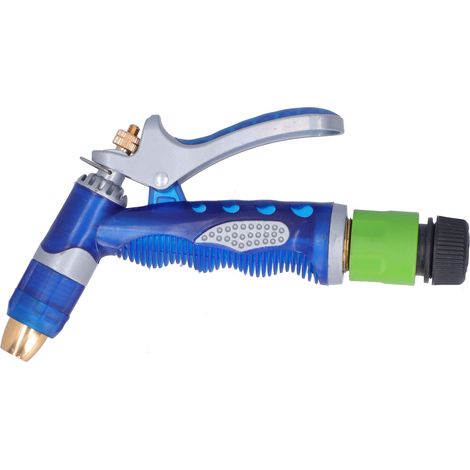 Pistolet à eau haute pression 11844 avec 3 raccords pour arroser les fleurs, laver les voitures et les animaux domestiques (1/5)