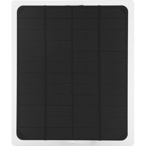 Panneau solaire monocristallin portable 12 V 10 W avec chargeur USB pour lampe de téléphone et voiture (1/5)