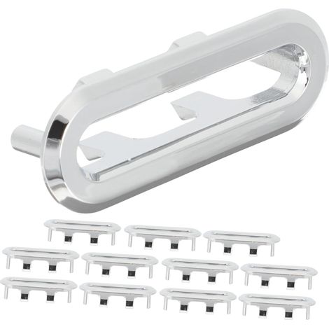 Lot de 12 anneaux anti débordement pour lavabo de salle de (1/5)