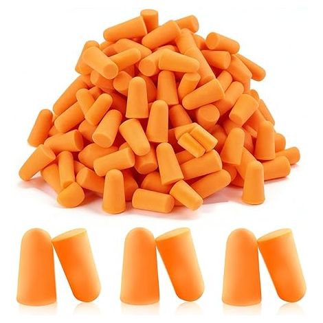 120 Pairs Réutilisables Bouchon D'oreille,bouchons d'oreille en mousse souple,Bouchon Oreille Sommeil,Bouchon d’Oreilles Anti Bruit,pour le Sommeil le Travail Les études et les Voyages