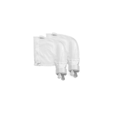 Set di 2 sacchetti raccogli-sedimento in nylon resistente. Filtro di grande capacità per pulitori Polaris 280 e 480. Cuciture rinforzate e chiusura a cerniera.