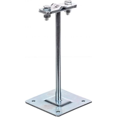 Soporte para cable de puesta a tierra de techo, galvanizado especial 17.1 OC /91700101/