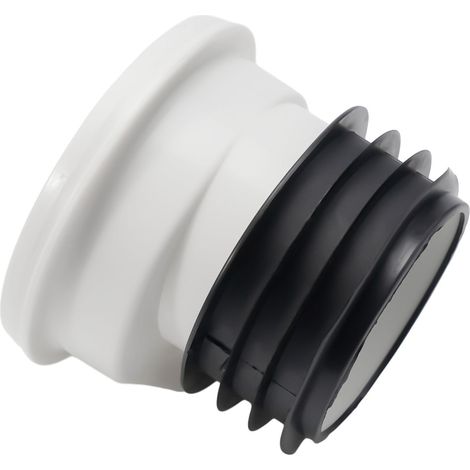 Kit de raccordement pour toilettes, design droit ou excentrique, tuyau de raccordement pour cuvette de WC, connecteur de PVC pour toilettes (2 cm) (1/5)