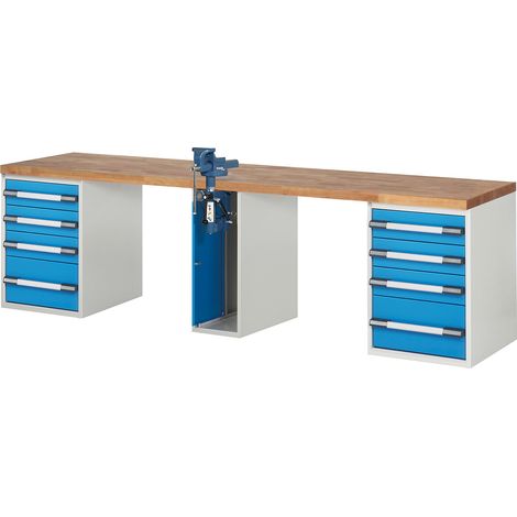 eurokraft pro, Établi, système modulaire Série 7000, 8 tiroirs (1/2)