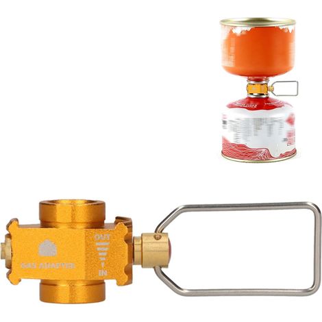 Adaptateur Gaz,Adaptateur de Cartouche de Gaz,Adaptateurs de Recharge de Cartouche de Gazs Butane,Adaptateurs de Réchaud de Camping,Adaptateurss de Recharge de Bidon de Gazs Portable pour L'extérieur (1/5)