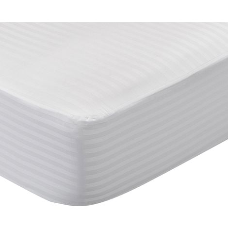 Pikolin Home Coprimaterasso 160x200 cm in 100% Cotone Sanforizzato, Traspirante, Morbido e Anti‑restringimento, Lavabile in Lavatrice, Angoli Elasticizzati (1/5)