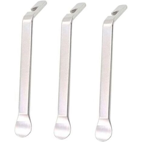 3pièces Levers De Pneu Acier pour Réparation De Pneus De Vélo Outil Pratique Et Portable pour Changer Les Pneus De Vélos De Route Et VTT (1/4)