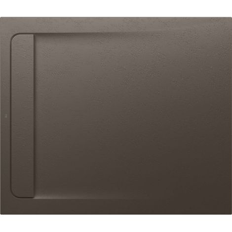 Receveur de douche extra plat en Stonex® Aquos - 1000x900mm - Café (1/2)