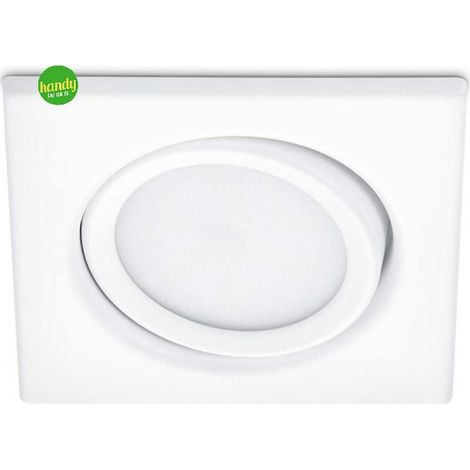 Faretto da Incasso Led Quadrato 5W Orientabile Bianco 8per8 cm Rila GD Trio (1/4)