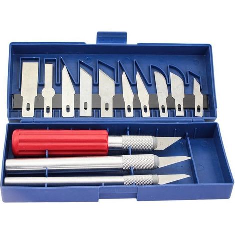 JEU DE 13 LAMES DE SCALPEL - POUR TRAVAUX DE PRÉCISION