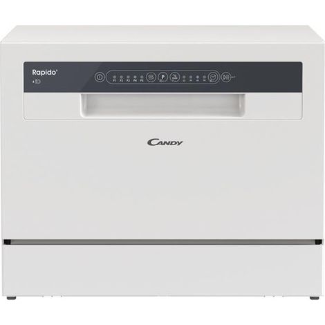 mini lavavajillas compacto 6 cubiertos 51db - CP6E51LW - Candy -