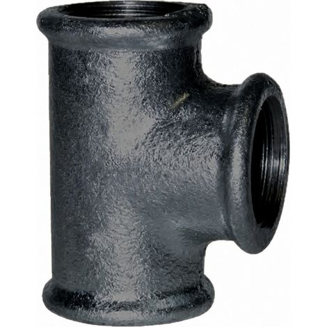 Gleiches T-Stück schwarz 12x17 weiblich