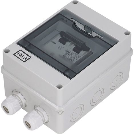 Disjoncteur miniature SG DC 2P 10A 1000V, interrupteur sectionneur étanche IP65 pour système photovoltaïque solaire (1/5)