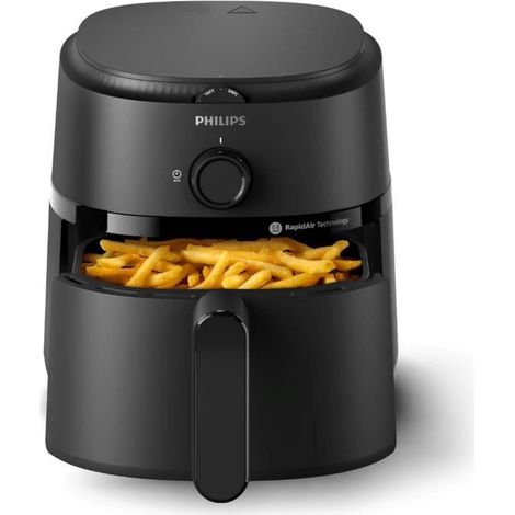 Friteuse sans huile - PHILIPS - NA120/00 - Airfryer Série 1000 4.2L - 12 modes de cuisson - 1500W - Noir (1/5)