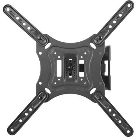 TooQ Supporto girevole e inclinabile per monitor / TV LCD, plasma da 23"- 55", con due punti di rotazione, nero