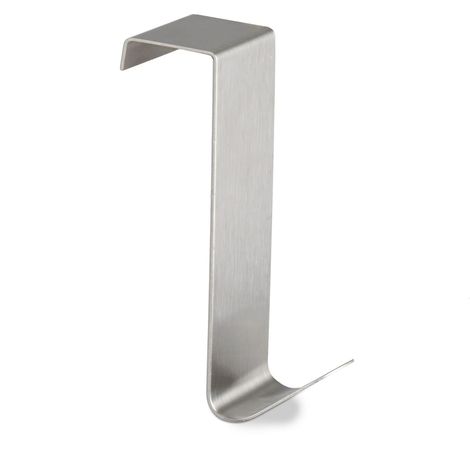 Set di 10 pratici ganci appendiabiti per porte bagno camera da letto 10 x 5 x 5 cm in acciaio inox inox 130007967