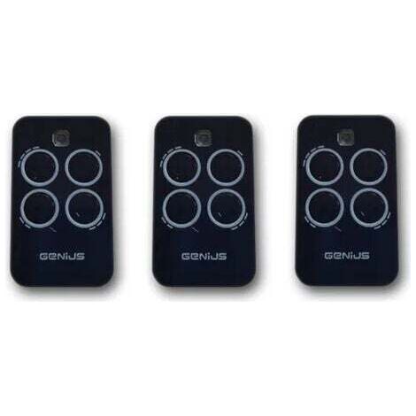 genius 3 x télécommande 4 canaux 433mhz jlc echo tx4 6100334 (1/3)