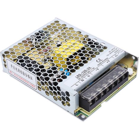 Alimentation à découpage BERM 120W 85-264VAC avec voyant LED, transformateur driver LRS-120-24 (1/5)