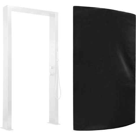 Custodia protettiva doccia esterna impermeabile antivento rivestimento anti uv modello acero - confezione 1